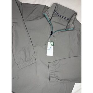 SOUTHERN TIDE Shoreline Performance 1/4 Zip Pullover Windbreaker‎ Grey NWT $165